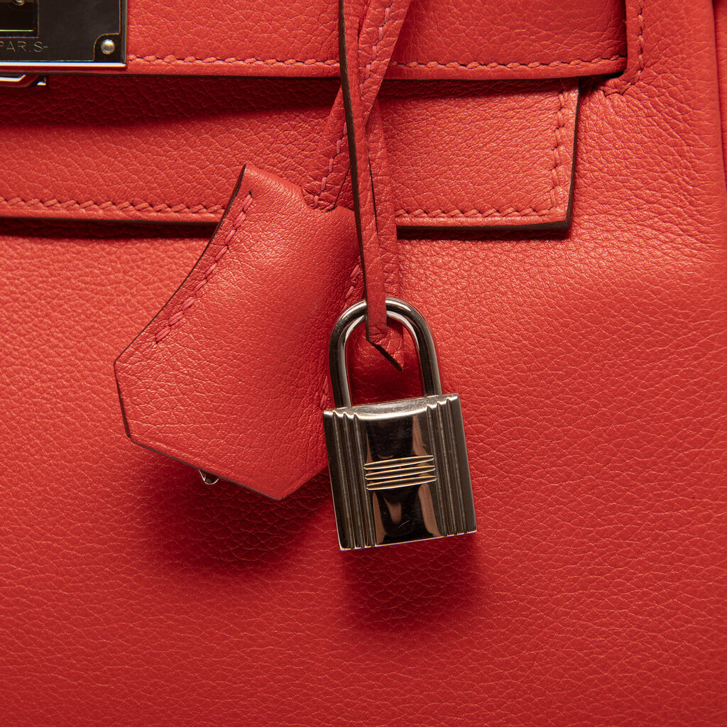 Hermes Red Evercolor Retourne Kelly 28 PHW (2016)