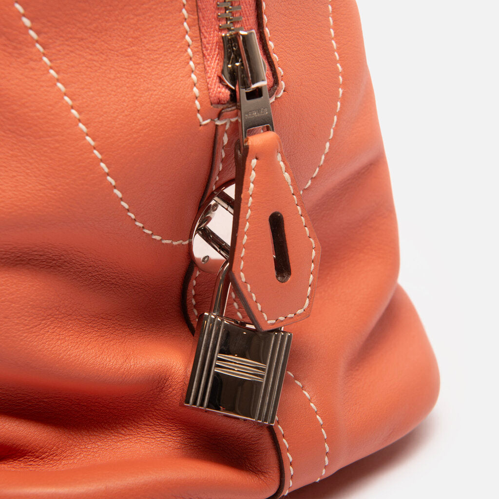 Hermes Coral Bolide Relax Handbag