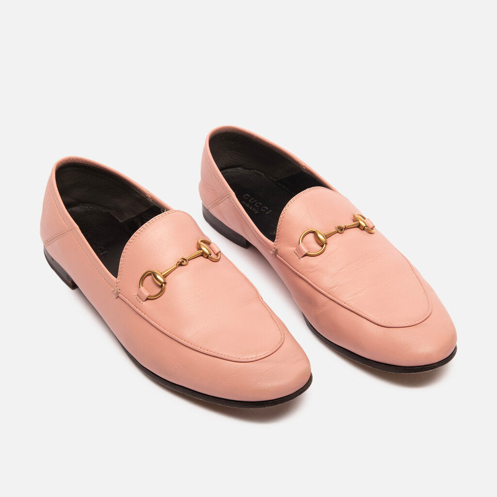 Gucci Pink Leather Princetown Loafer