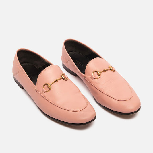 Gucci Pink Leather Princetown Loafer