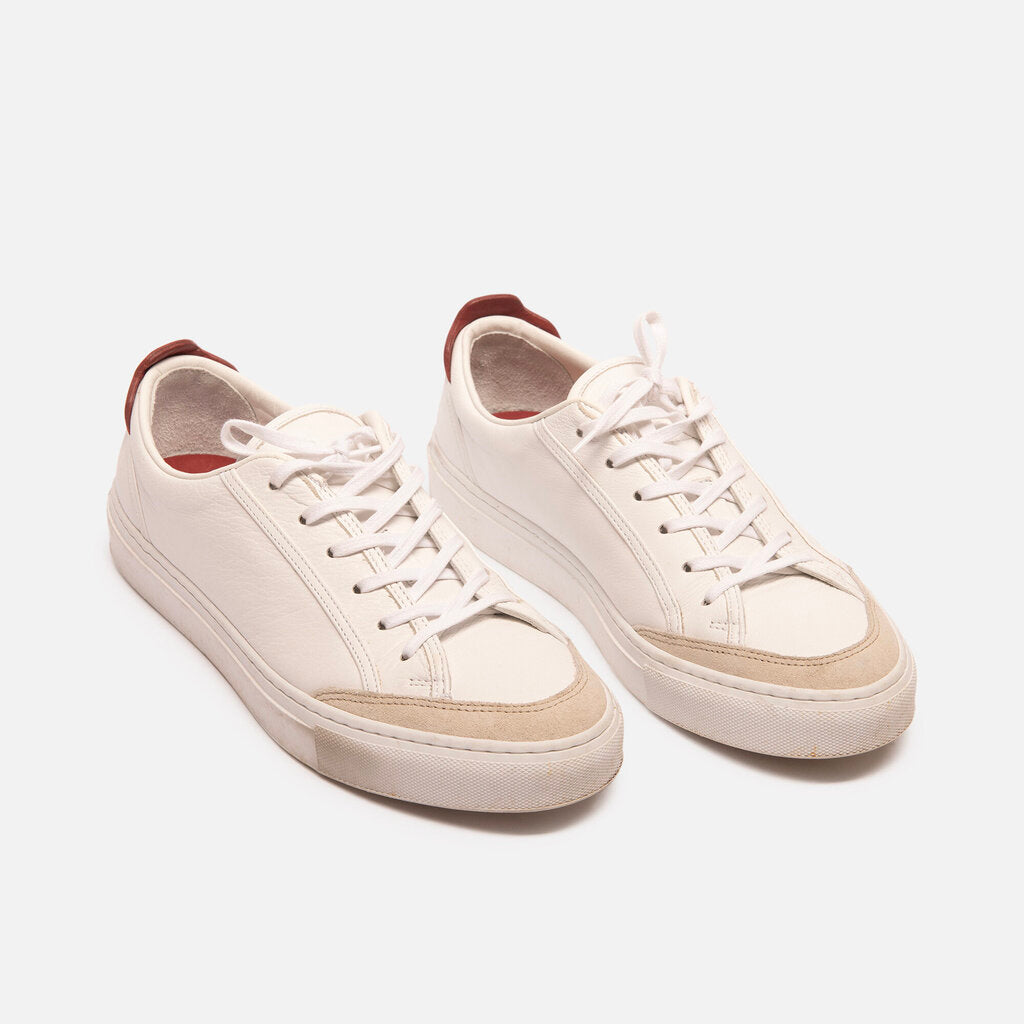 White Leather Sneakers