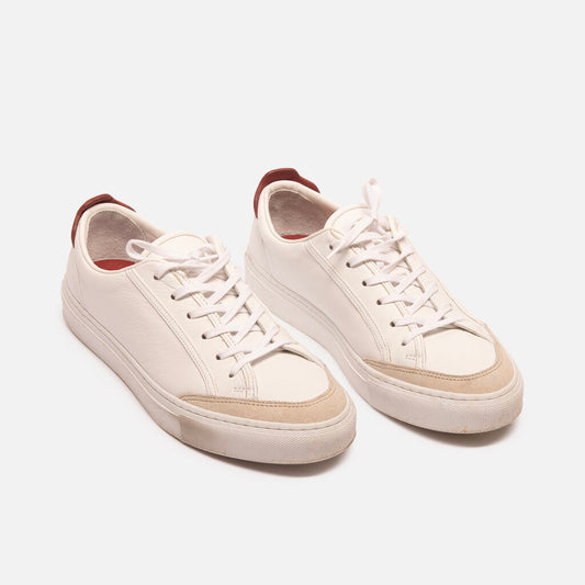 Le Sirenuse x Koio White Leather Sneakers