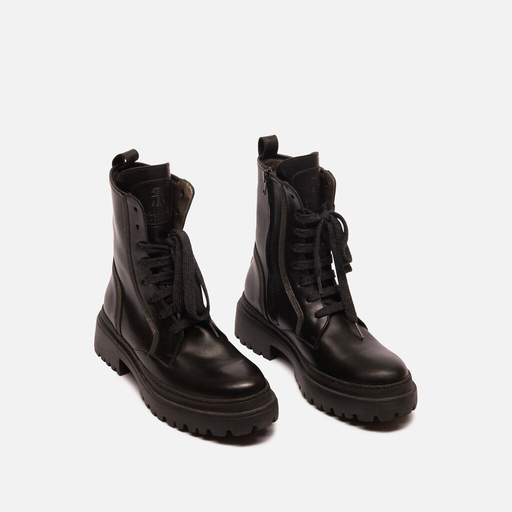 Brunello Cucinelli Black High Ankle Boot