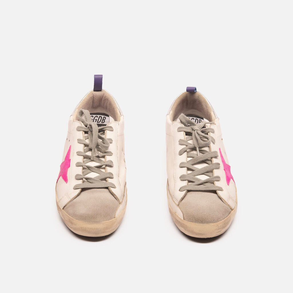 Golden Goose White Leather Low Top Sneaker