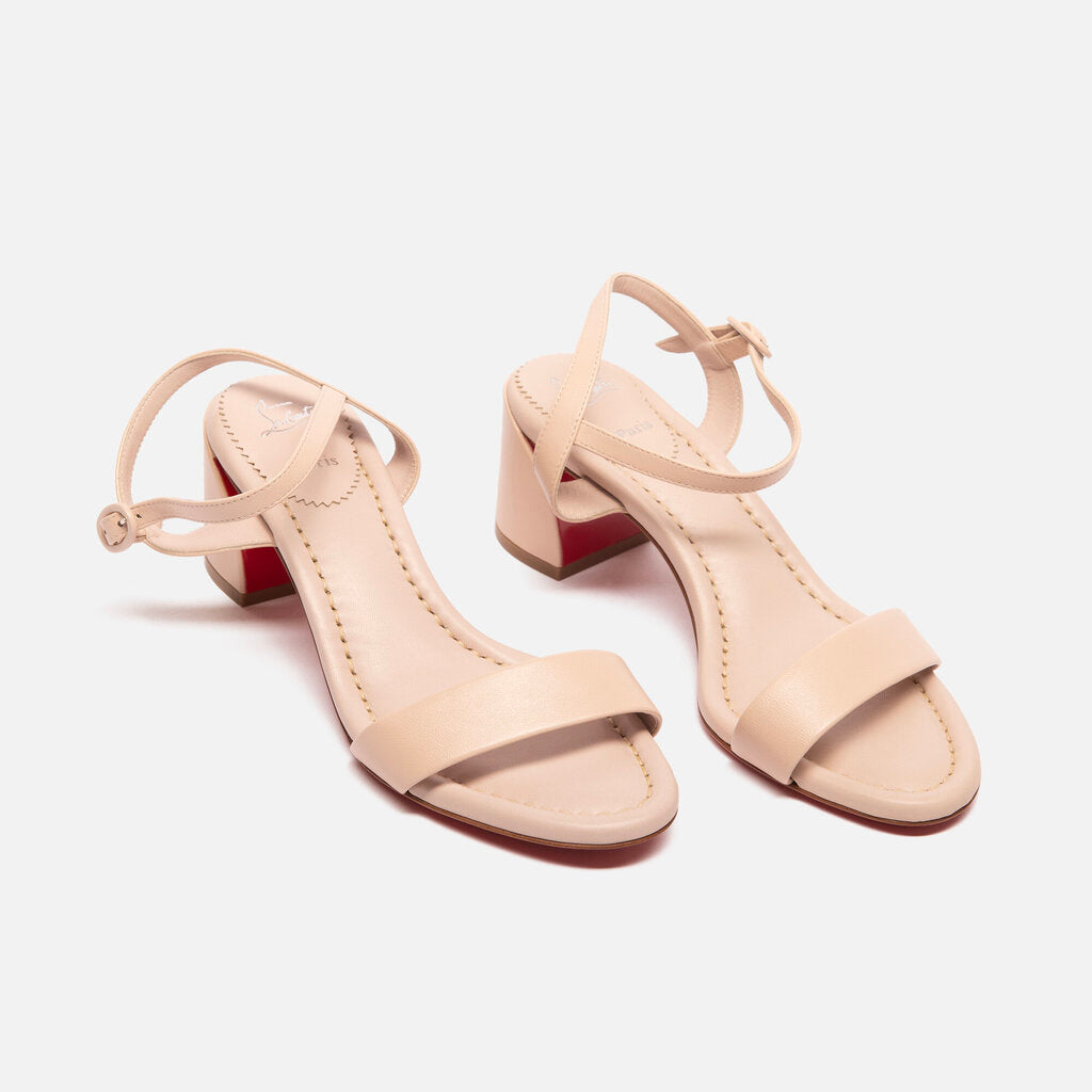 Christian Louboutin Light Pink Leather Sandals
