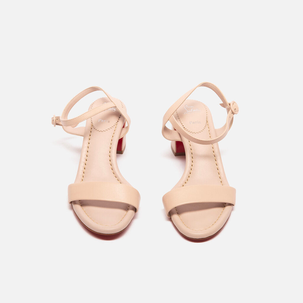 Christian Louboutin Light Pink Leather Sandals