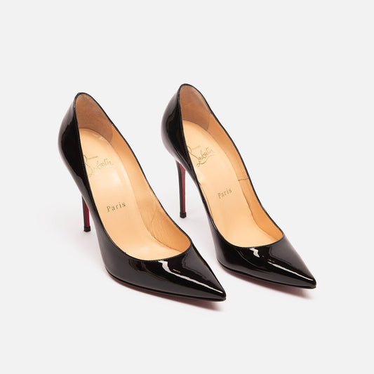 Christian Louboutin Black Patent Pumps