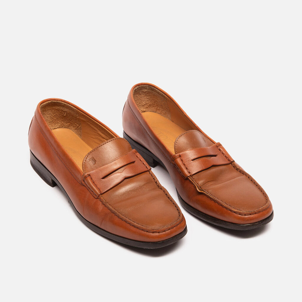 Tod's Brown Leather Loafer
