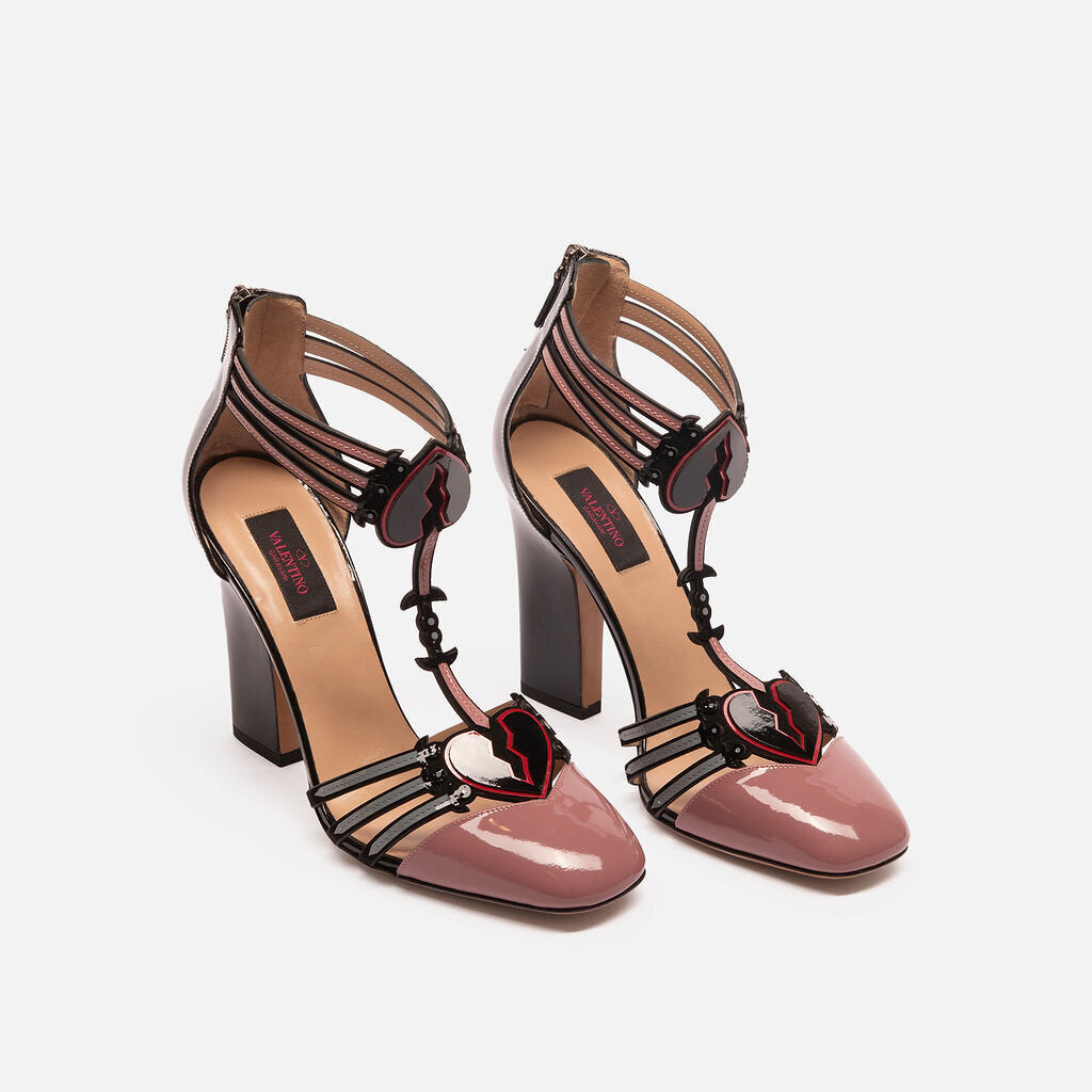 Valentino Broken Heart Strappy Heel (2017 S/S RW)