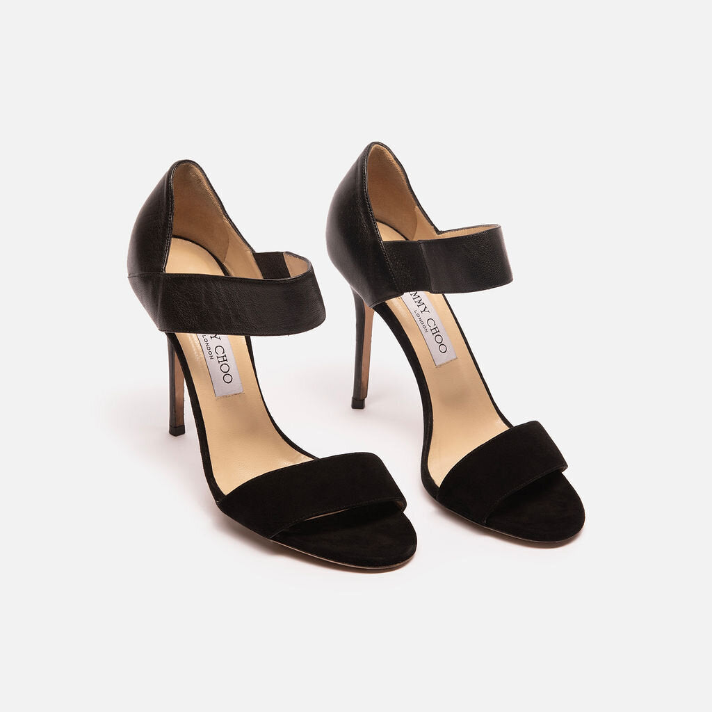 Jimmy Choo Black Suede Heel