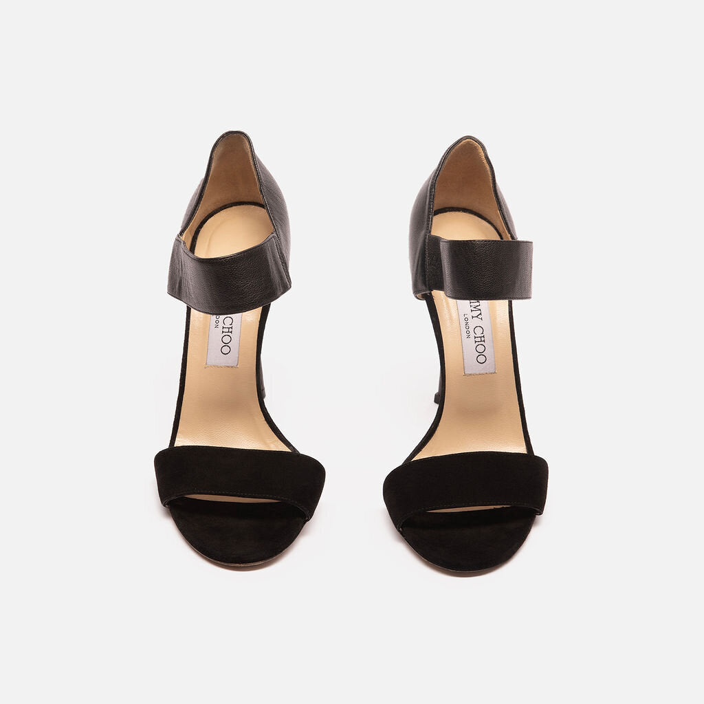 Jimmy Choo Black Suede Heel