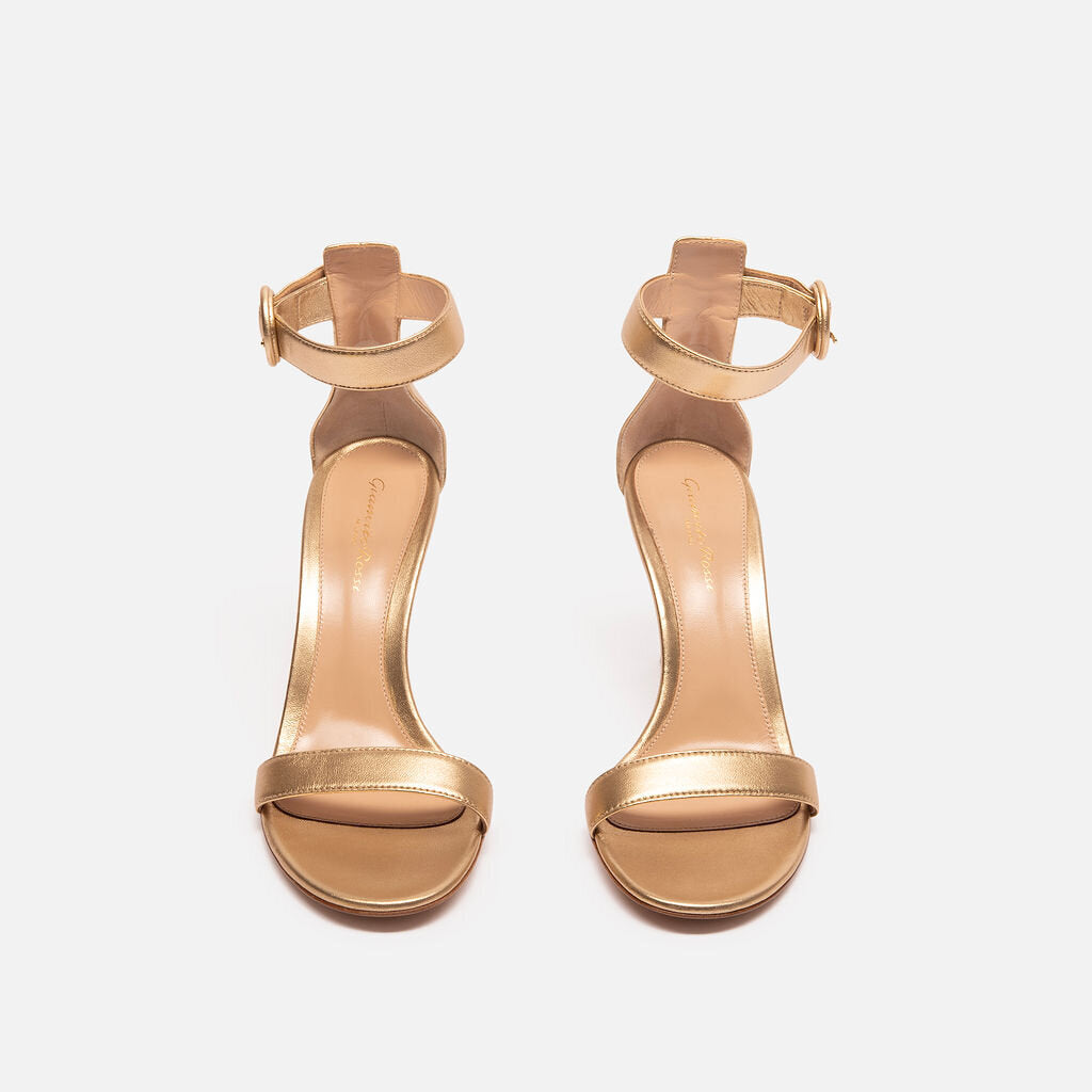 Gianvito Rossi Gold Heels