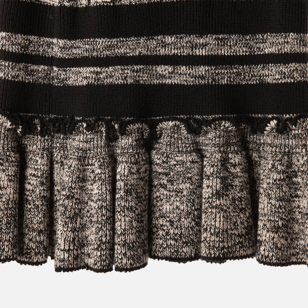 Alexander McQueen Black & White Skirt & Sweater Set