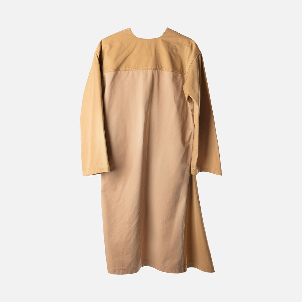 Loewe Beige Cotton Tunic Dress