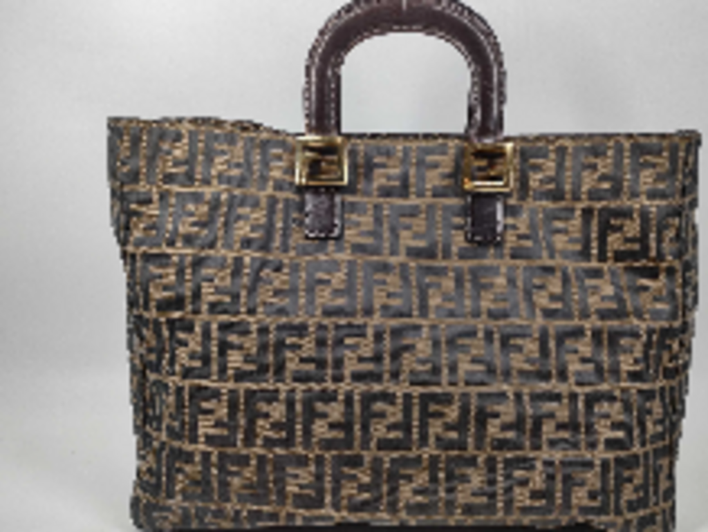 Brown Zucca Top Handle Tote