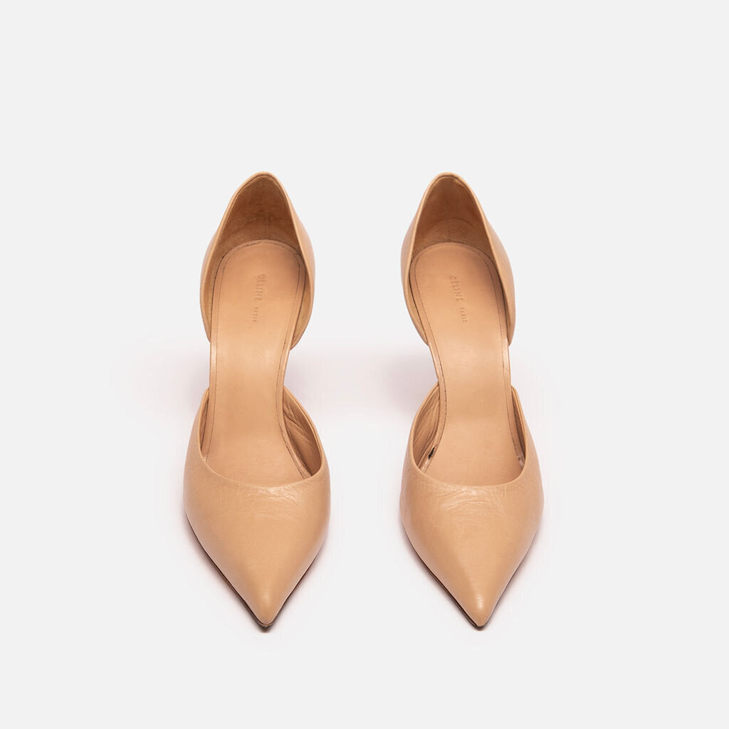 Nude Leather Pump