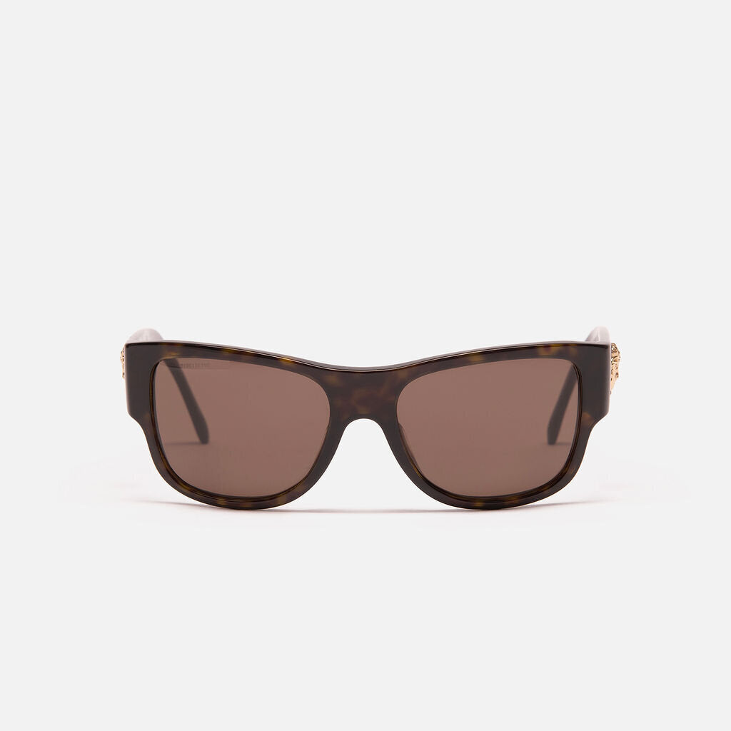 Versace Brown Square Sunglasses