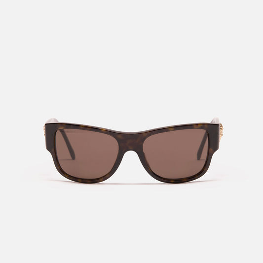 Versace Brown Square Sunglasses