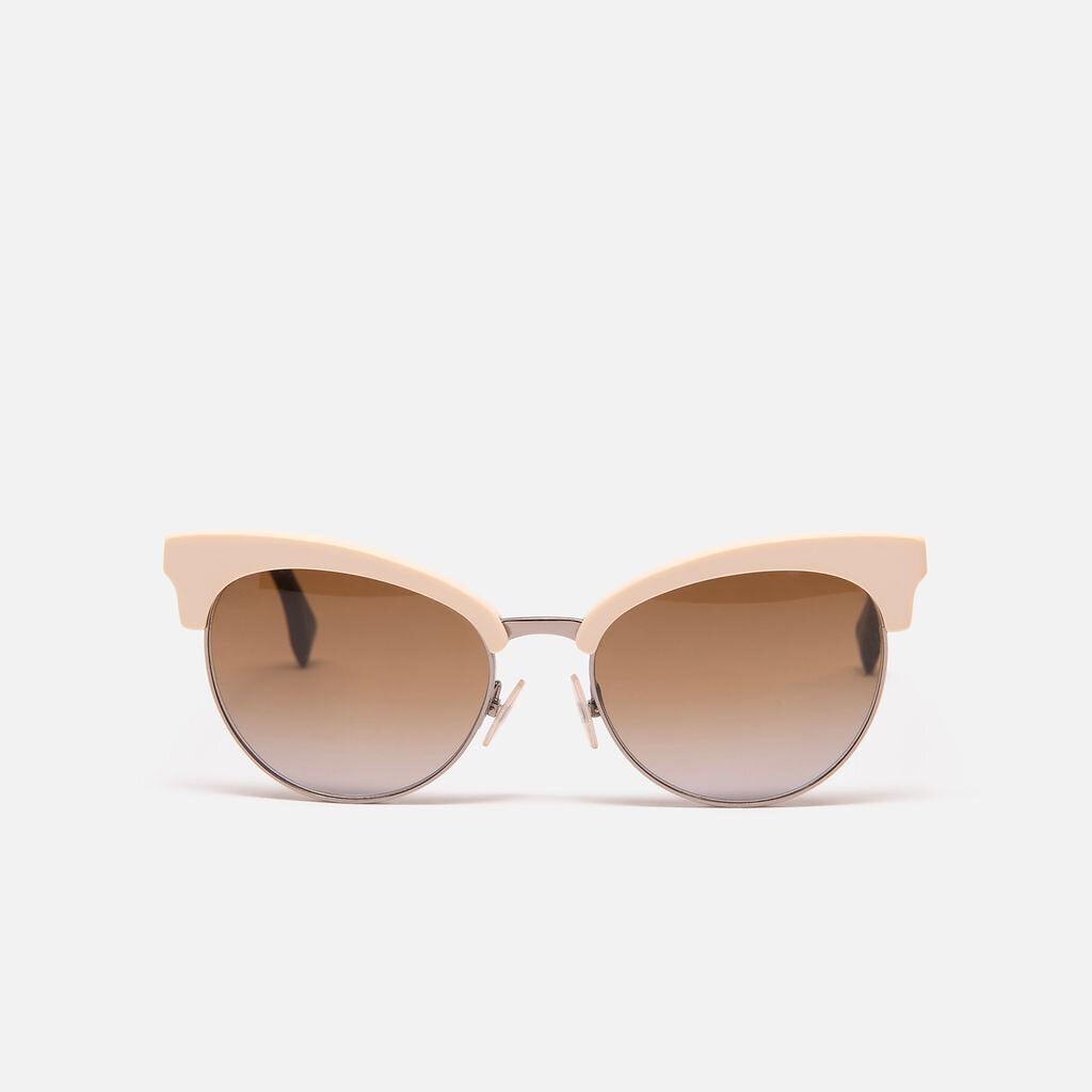 Fendi White Cat Eye Sunglasses