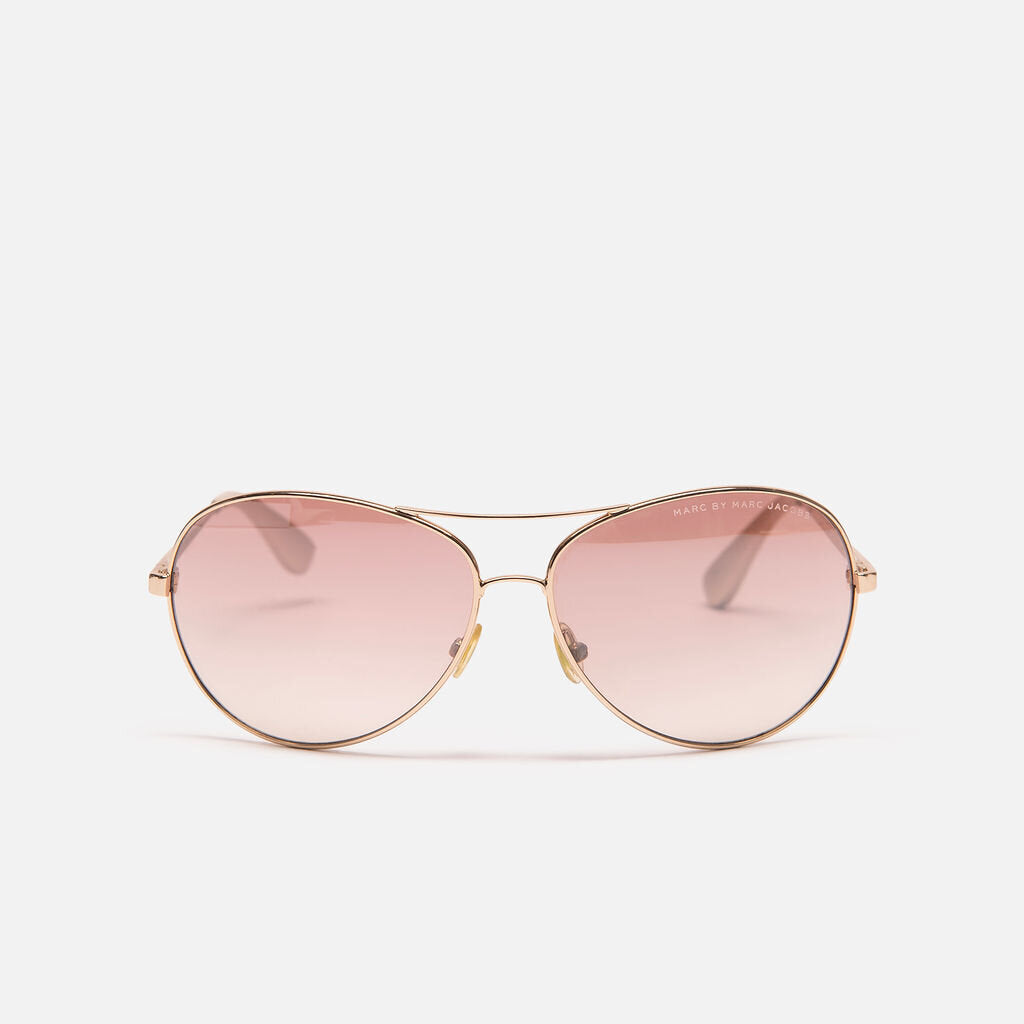 Marc By Marc Jacobs Gold Frame Aviator Sunglasses