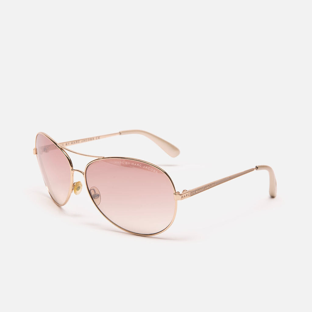 Marc By Marc Jacobs Gold Frame Aviator Sunglasses