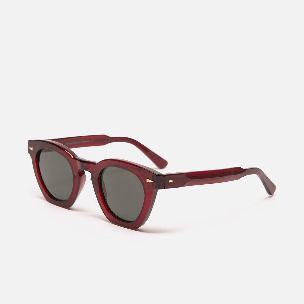 Ahlem Red Round Sunglasses