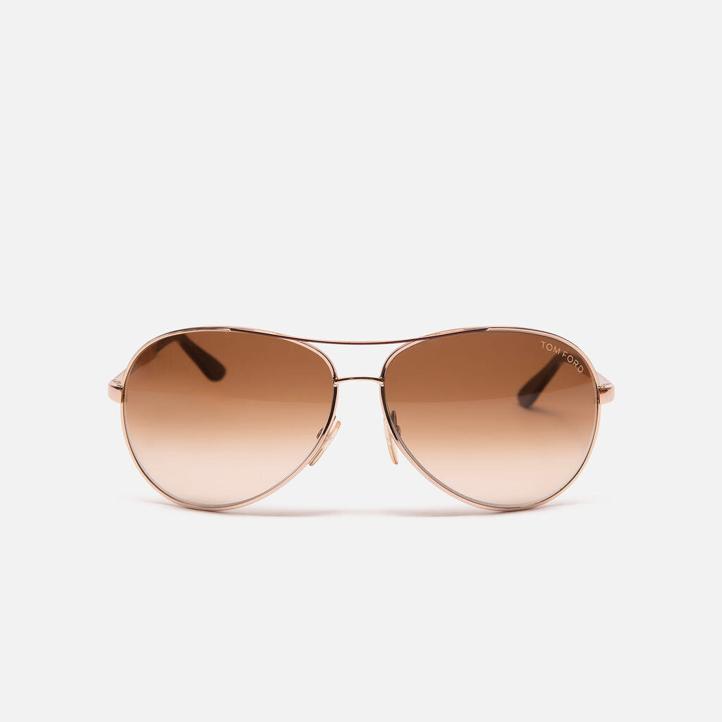 Tom Ford Gold Frame Aviator Sunglasses