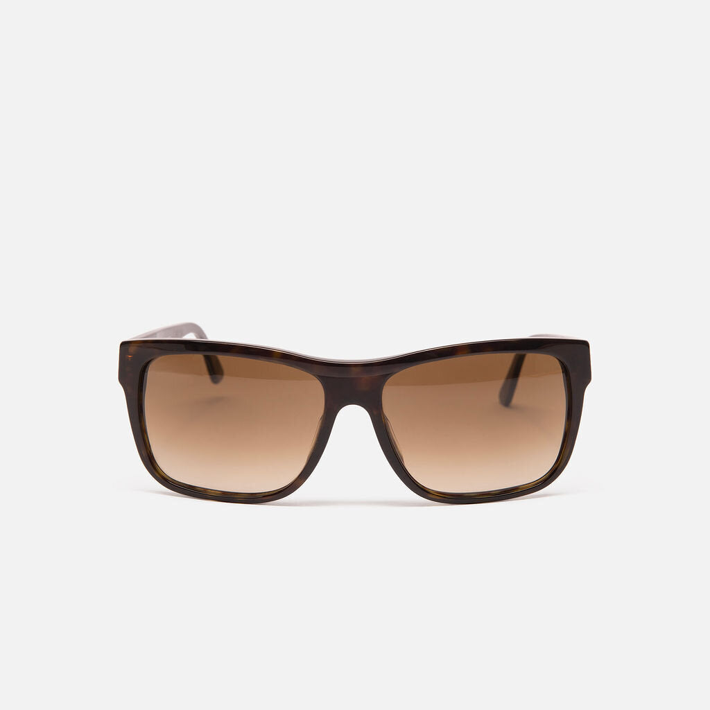 Versace Brown Tortoise Oversized Sunglasses