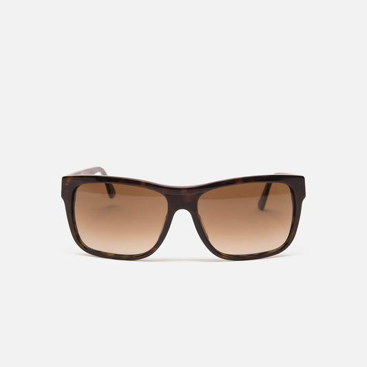 Versace Brown Tortoise Oversized Sunglasses