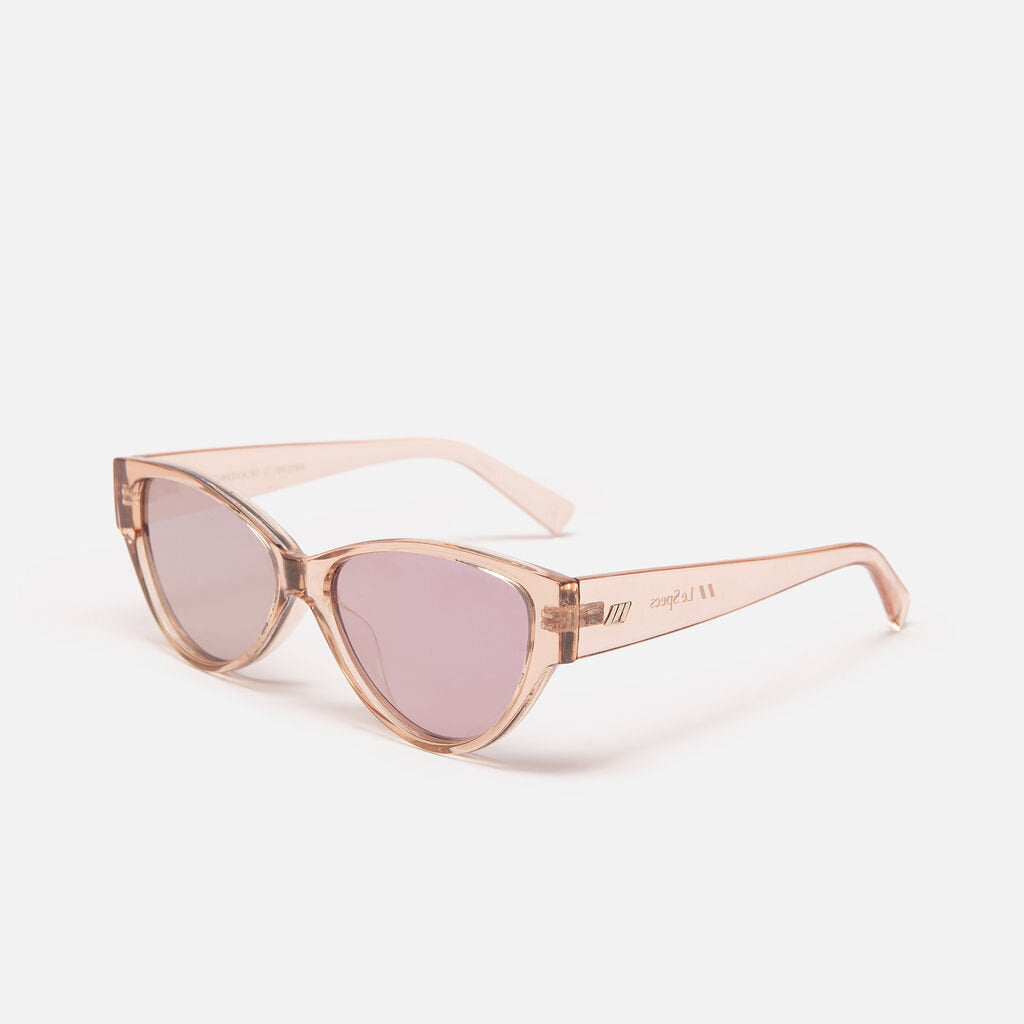 Le Specs Beige Transparent Sunglasses