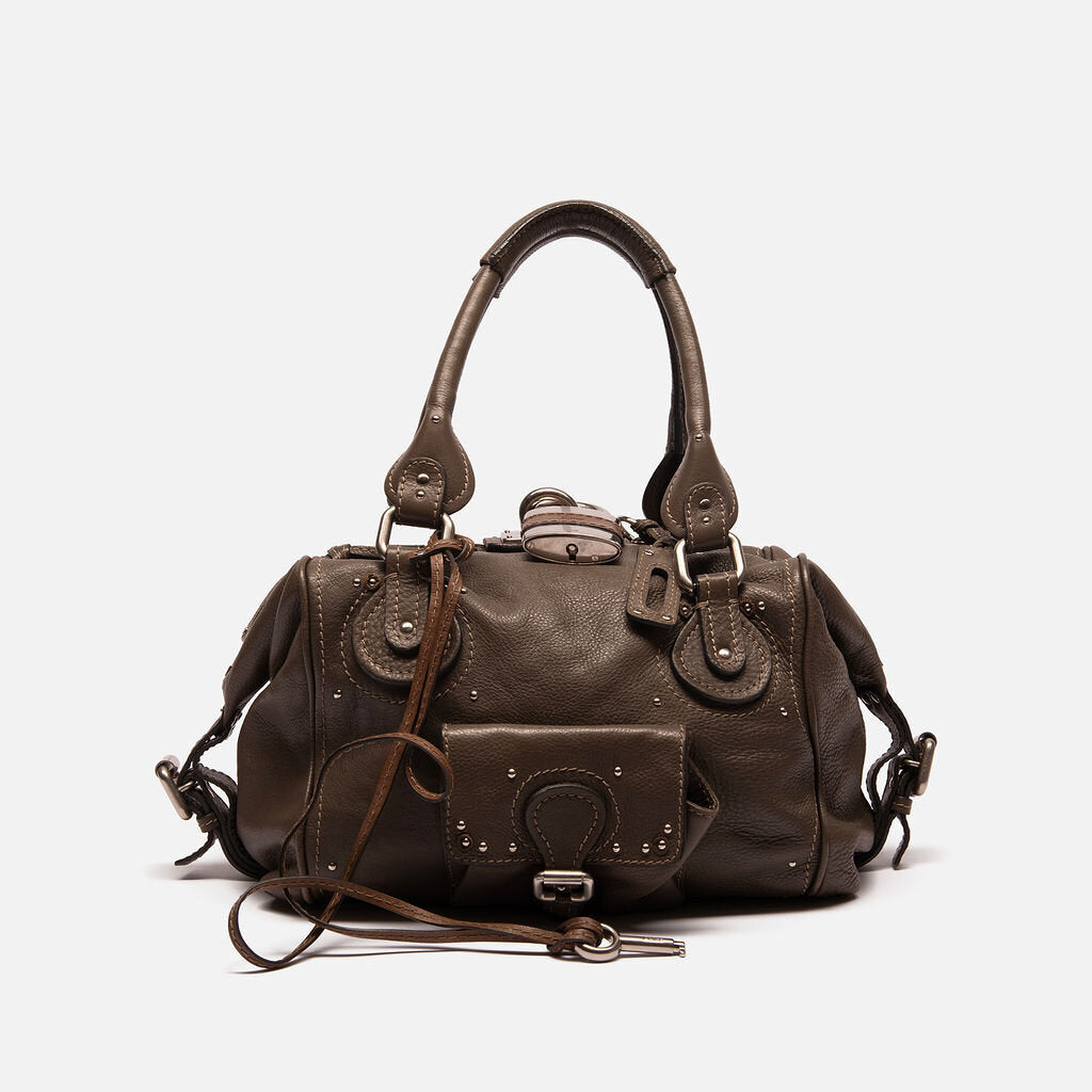 Chloe Grey Leather Paddington