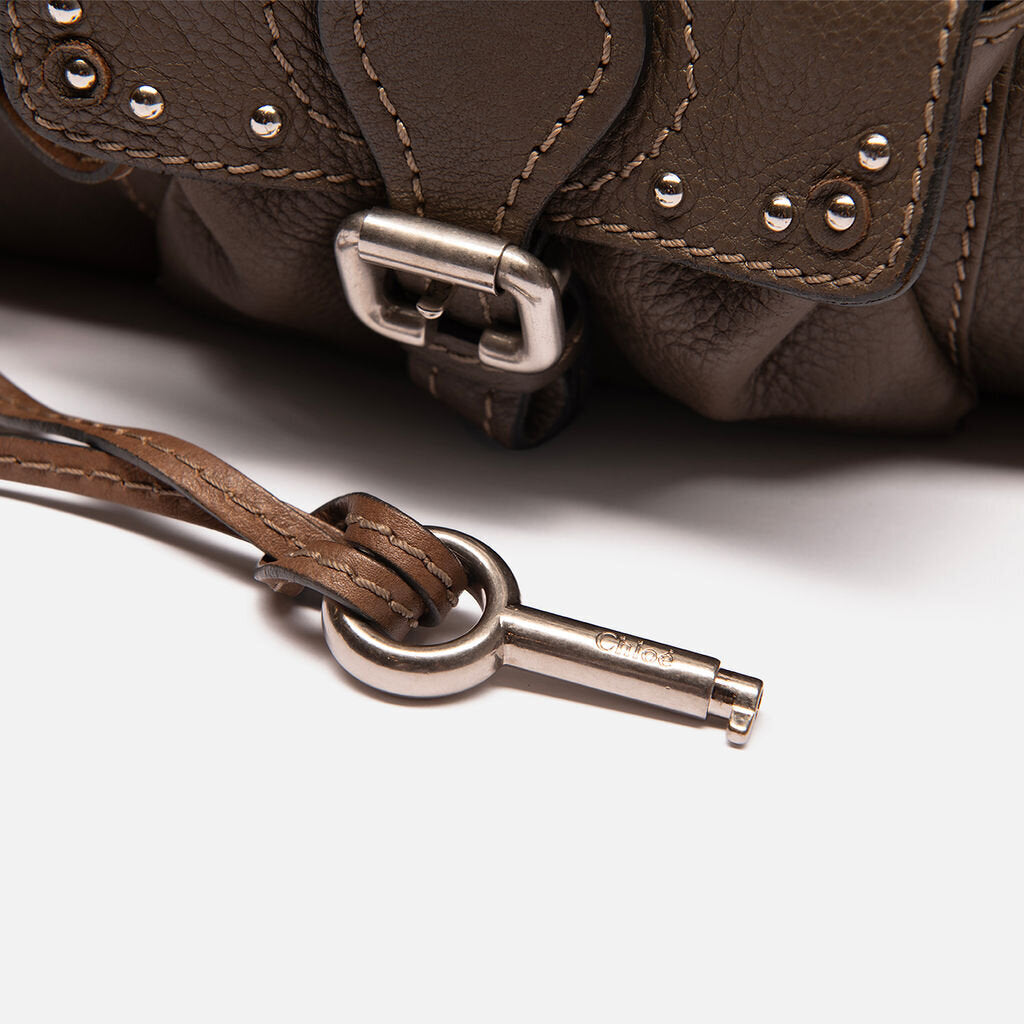 Chloe Grey Leather Paddington
