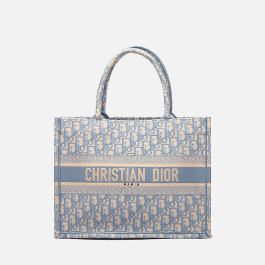 Dior Light Blue Book Tote