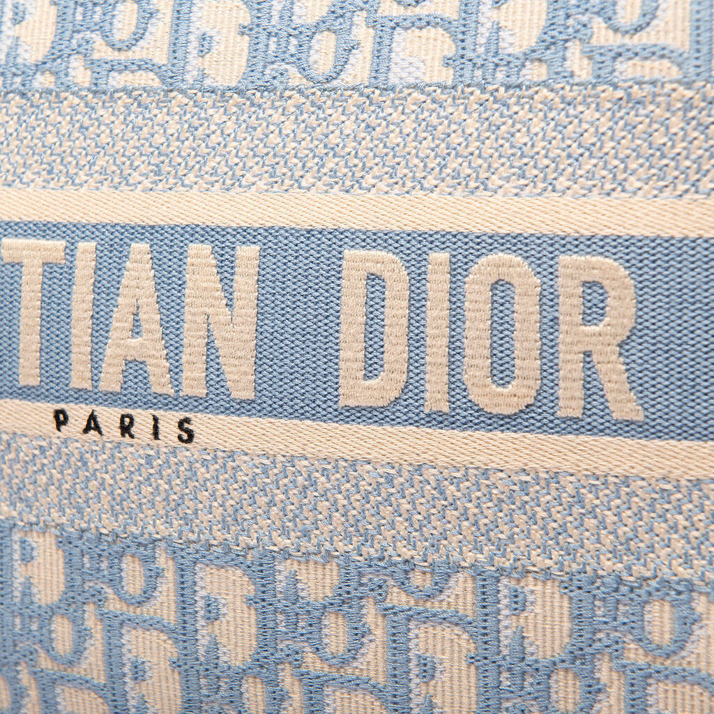 Dior Light Blue Book Tote