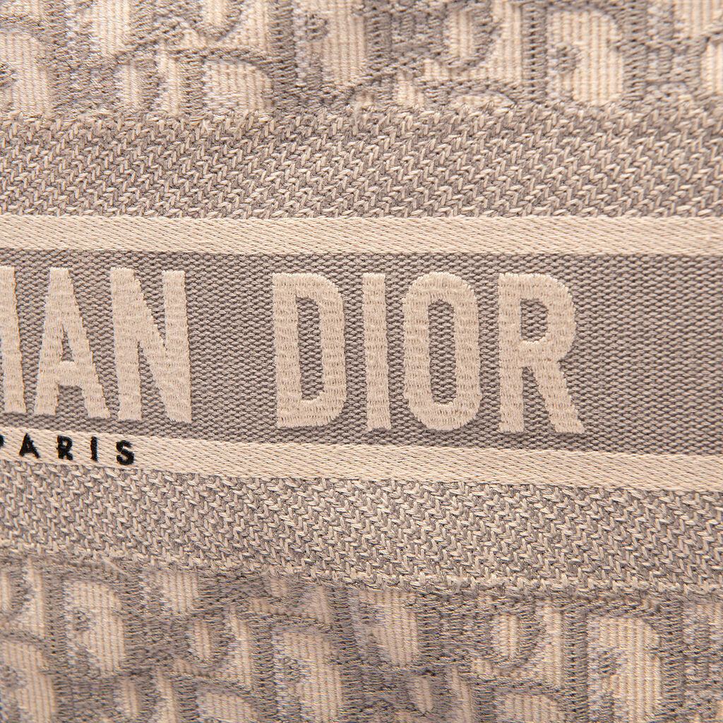 Dior Large Grey Oblique Booktote