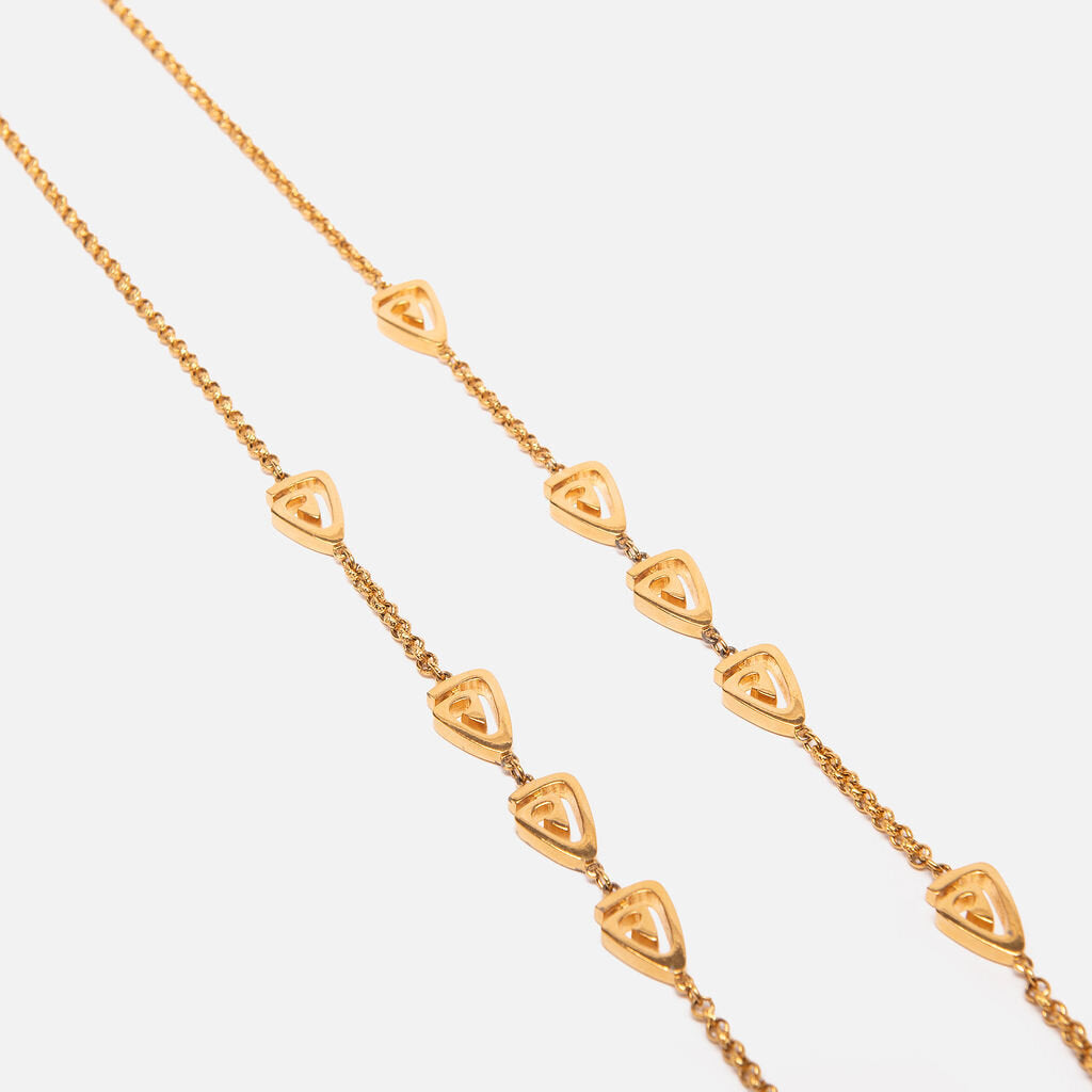Givenchy 24k Plated Gold Necklace