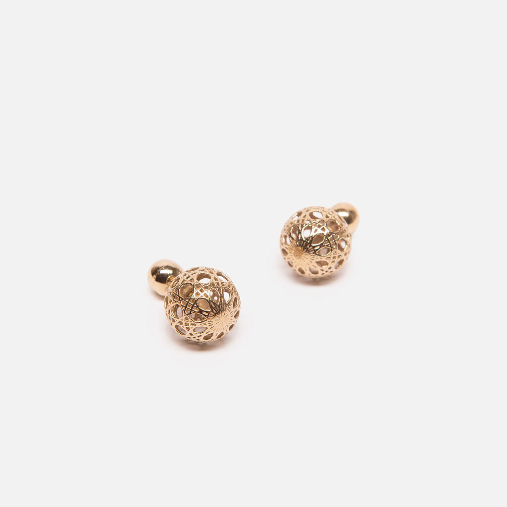Dior Gold Tone Mise En Dior Tribales Earrings