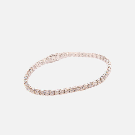 7.74Kt 4Prong Lab Tennis Bracelet EF/VS