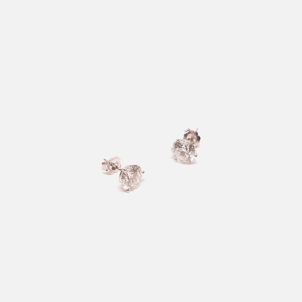 14KW 4.19CT LAB DIA STUD Earrings