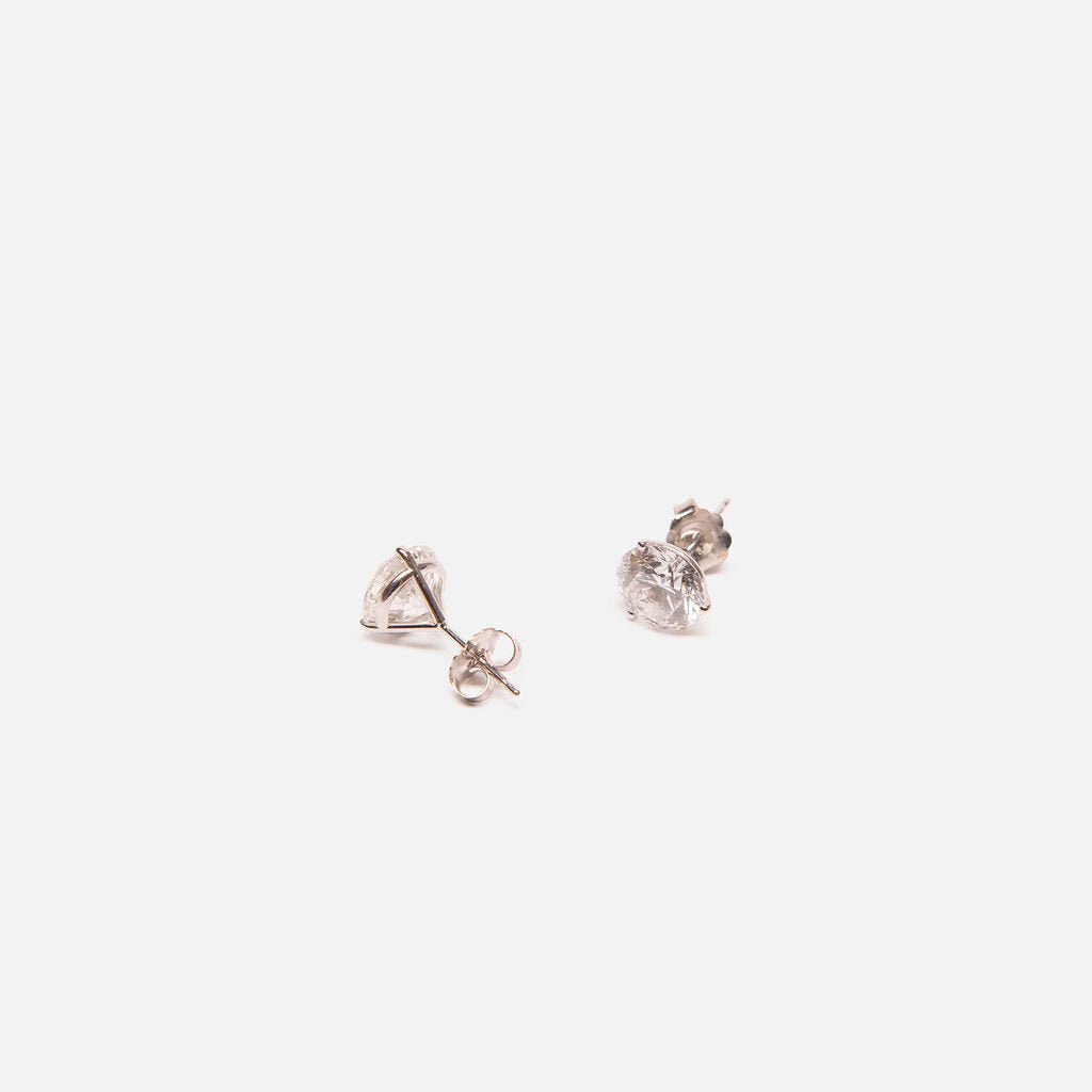 14KW 4.19CT LAB DIA STUD Earrings