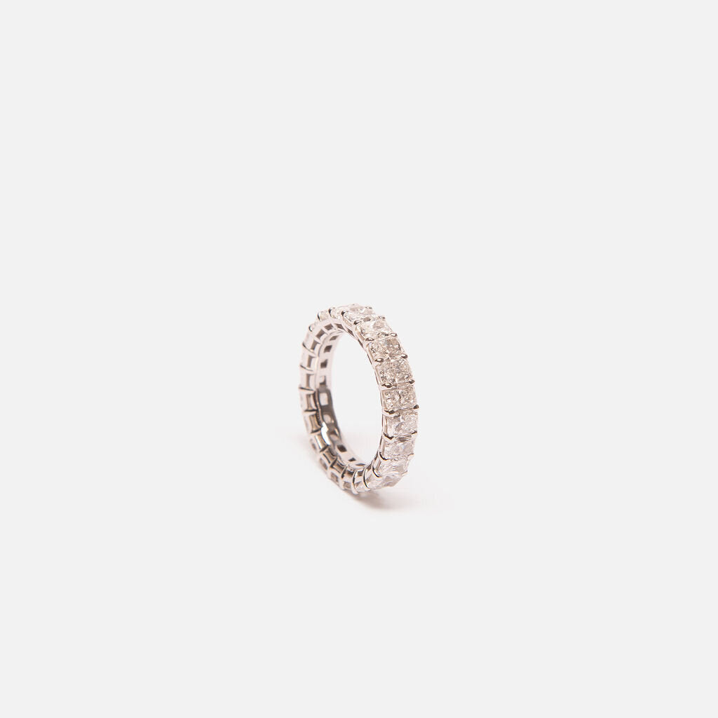 14KW Radiant Eternity Band
