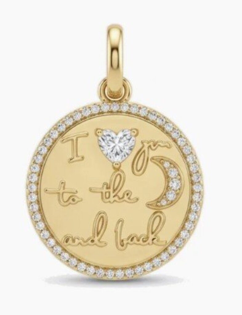 TO THE MOON & BACK CHARM
