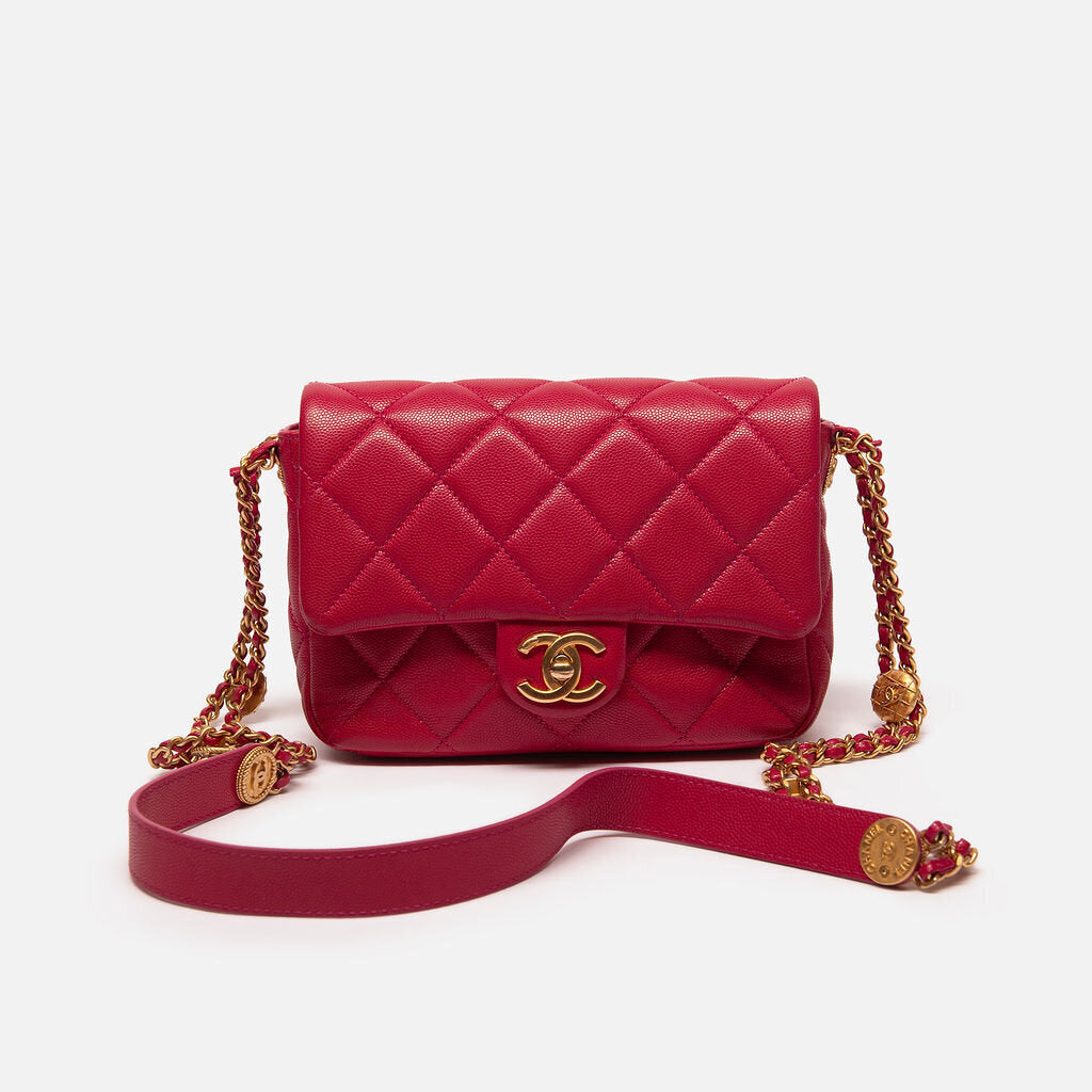 Chanel Pink Caviar Small Single Flap (2022)