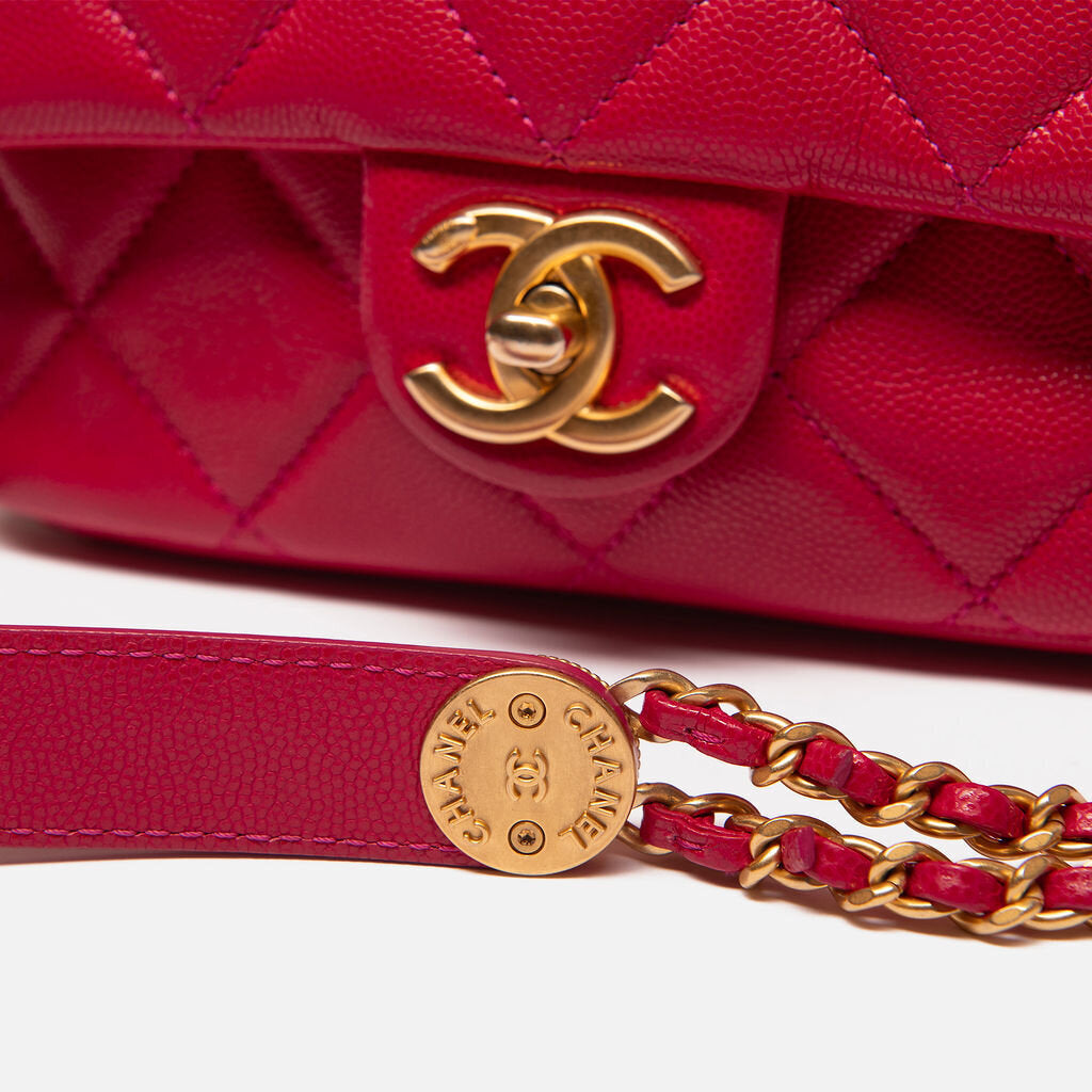 Chanel Pink Caviar Small Single Flap (2022)