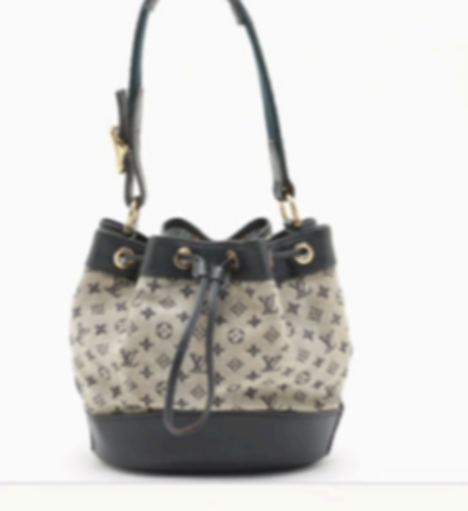 Navy Mini Lin Bucket Bag