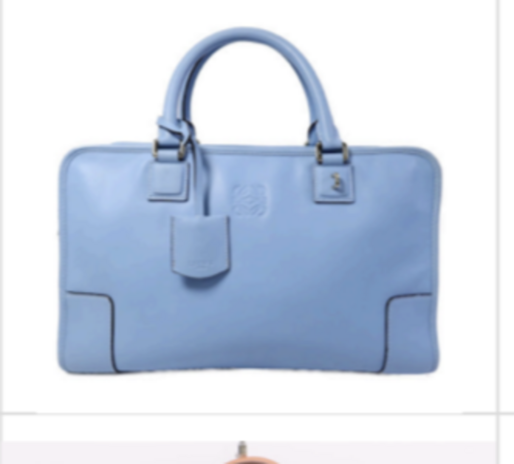 Light Blue Leather Amazona Bag
