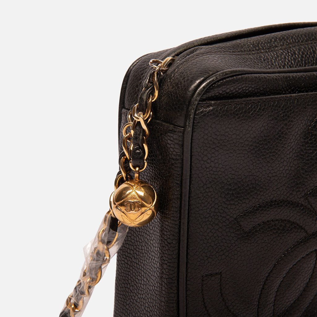Chanel Black Triple CC Camera Bag