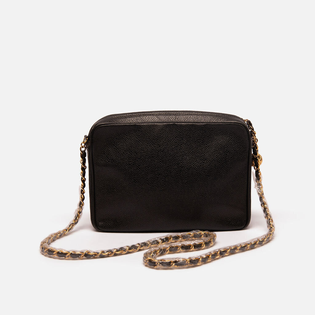 Chanel Black Triple CC Camera Bag