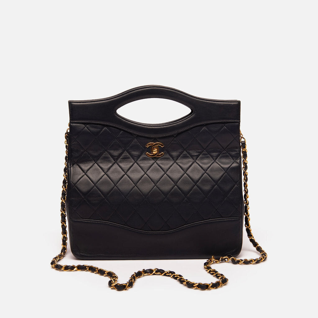 Chanel Vintage Navy 31 Bag
