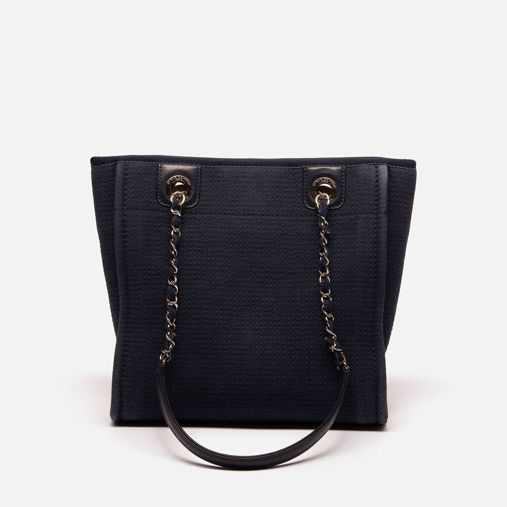Chanel Navy Small Deauville Shoulder Bag